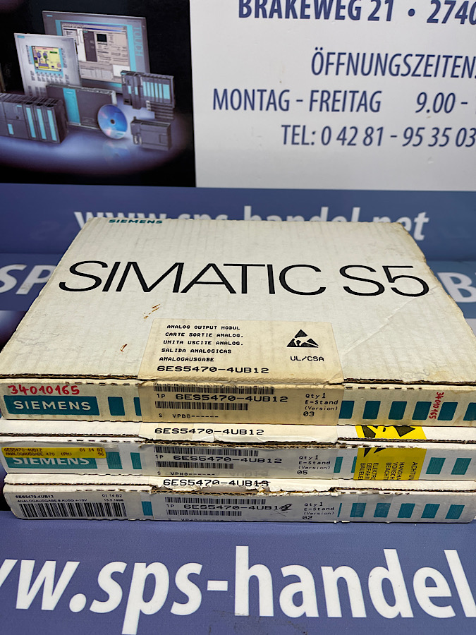 6ES5470-4UB12 | analog Ausgabe | NEU Siegel offen